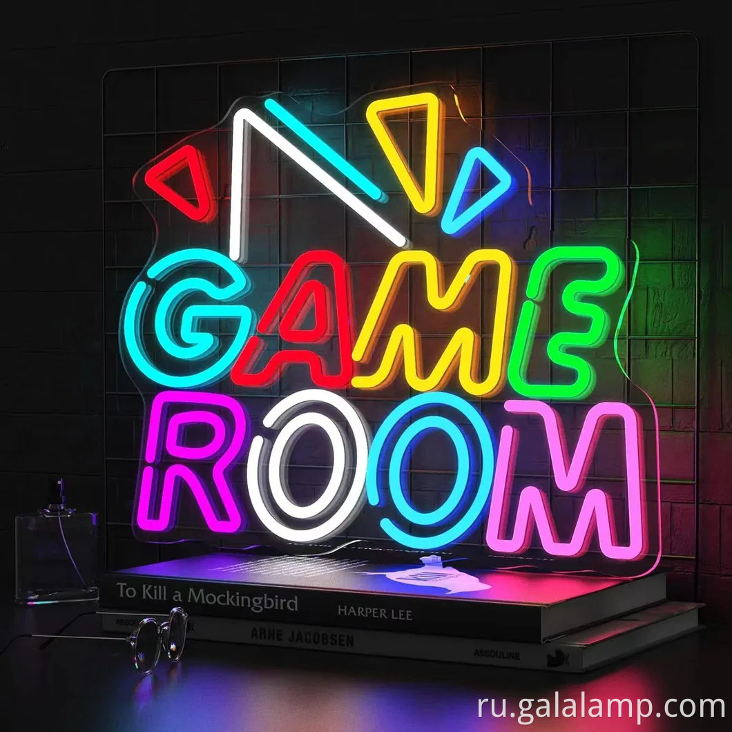 Яркий светодиодный неоновый знак для веселого праздника дня рождения